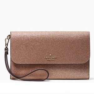 NWT - Kate Spade Glitter Phone Wristlet